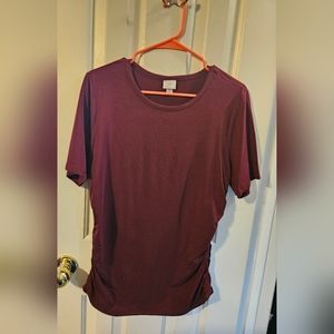 Side ruching t-shirt